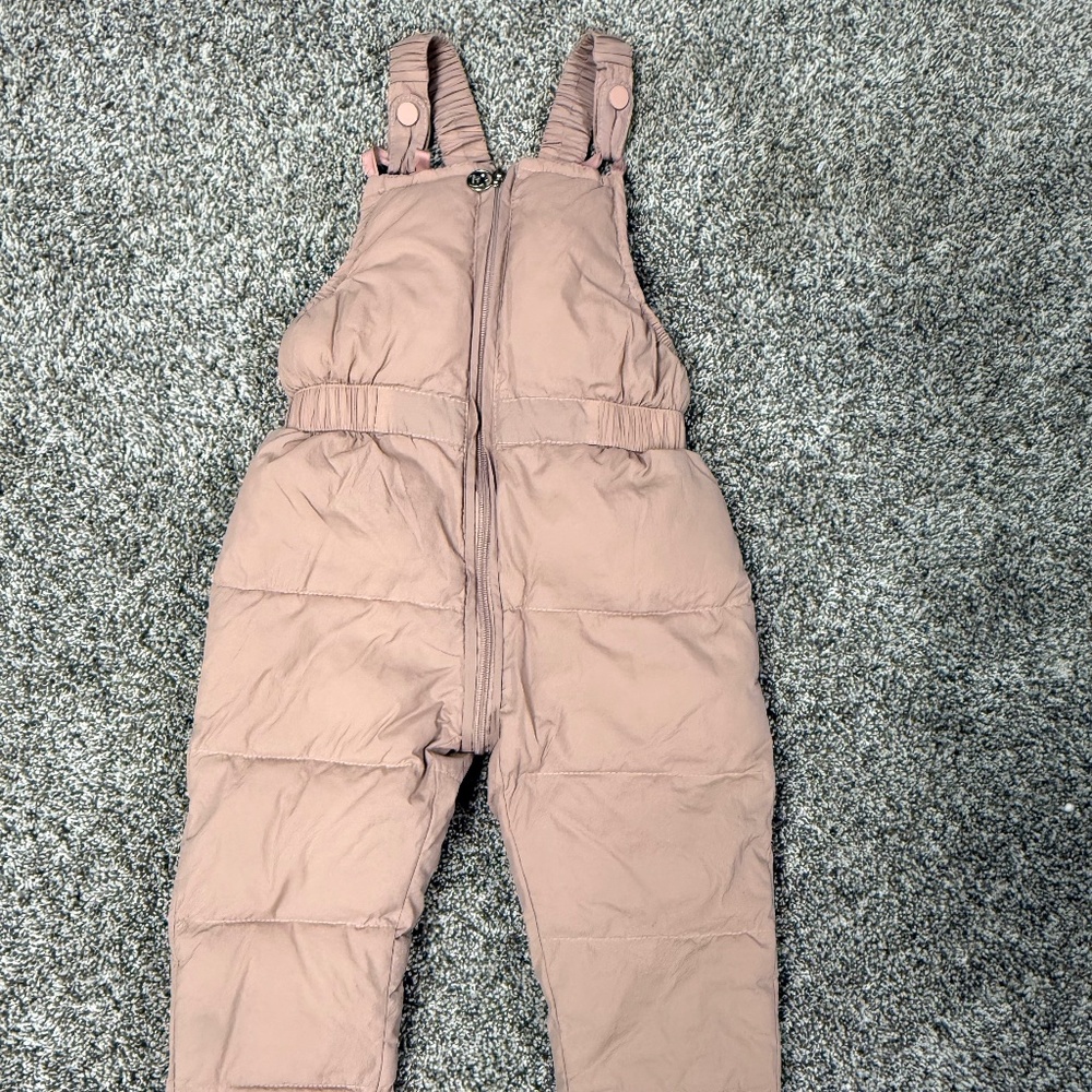 Apple Bottoms Dusty Pink Ski Pants - Size 2T